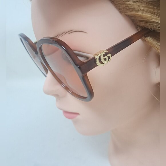 NWT Gucci Women\'s Sunglasses Havana Pink Butterfly GG 1178S 004 56-20-145 main image 8